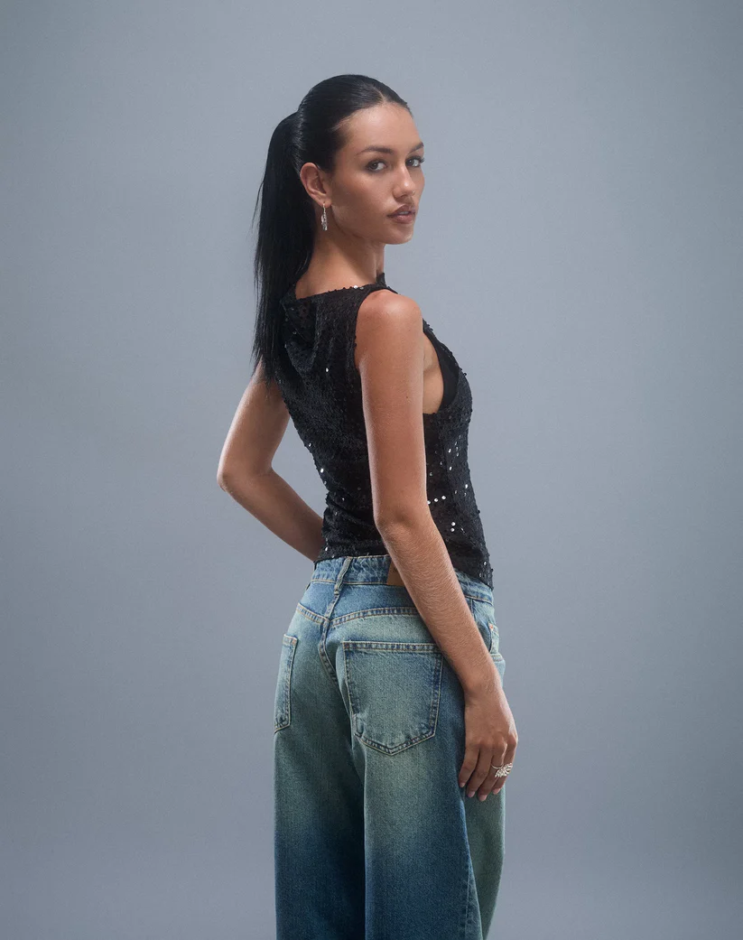 Velora Noir Top