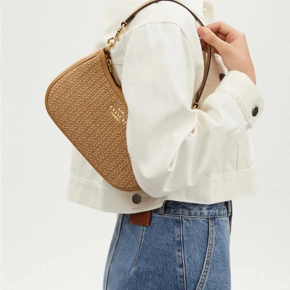Cariblu Teri Straw Shoulder Bag